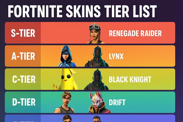 Fortnite skins tier list - ranking the most iconic outfits